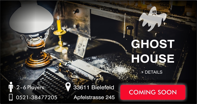 Escape Game Bielefeld Ghost House coming soon