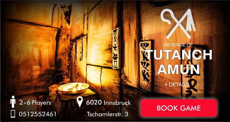 Escape Room Innsbruck - The revenge of tutanchamun
