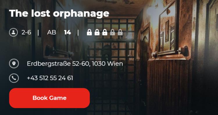the lost orphanage escape game vienna