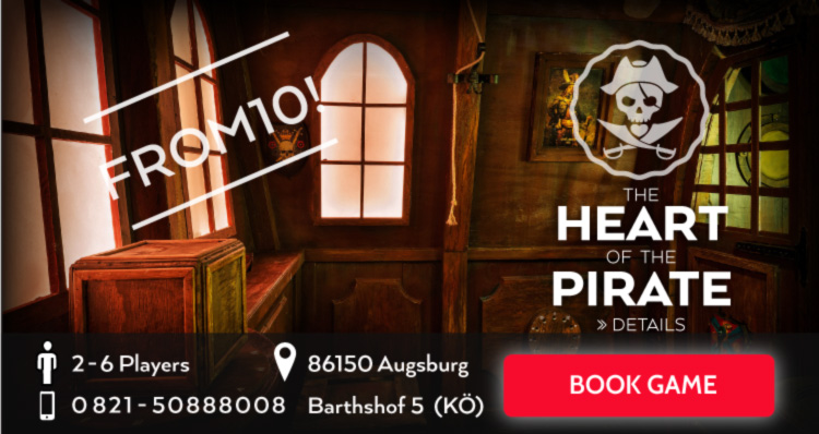 The heart of the pirate Escape Game Augsburg